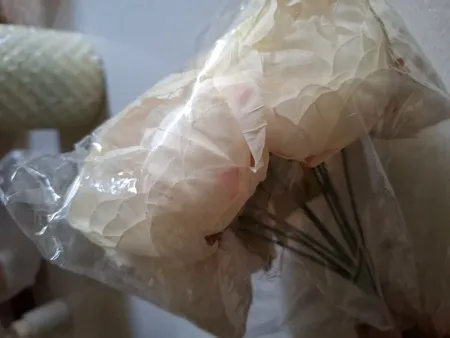 گل مصنوعی مدل دسته گل پیونی PIYONI11