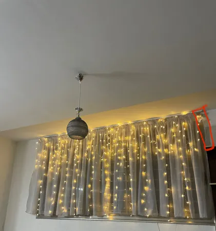 ریسه ال ای دی مدل پرده 220v طول 3 متر