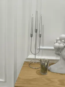 تجریه خرید جاشمعی مدل فلزی پرستو سه شاخه