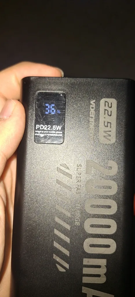 پاوربانک وی دنمن وی مدل DP45 ظرفیت 20000 میلی آمپر ساعت