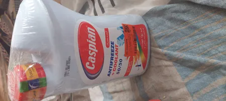 ضدیخ و ضدجوش آماده مصرف 50 به 50 کاسپین مدل کولانت حجم 0.93 لیتر