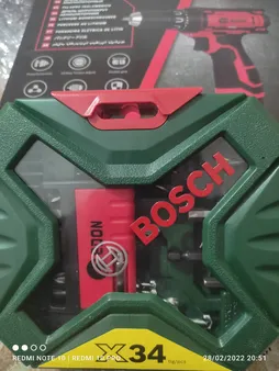 مجموعه 34 عددی ابزار سرمته بوش مدل 2607010608