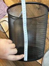 تجریه خرید سطل زباله مدل توری فلزی