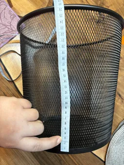 سطل زباله مدل توری فلزی