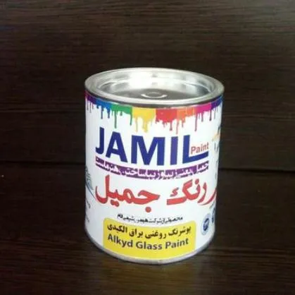 رنگ روغنی سفید براق جمیل مدل GLASS کد 711 حجم 1 لیتری