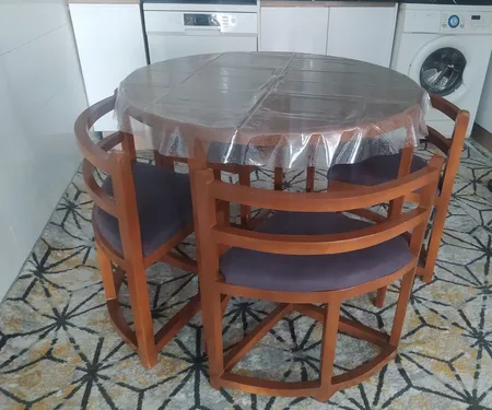 میز و صندلی ناهارخوری 4 نفره مدل کمجا v4
