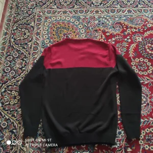 تجریه خرید پلیور مردانه مدل یقه گرد طرح دار