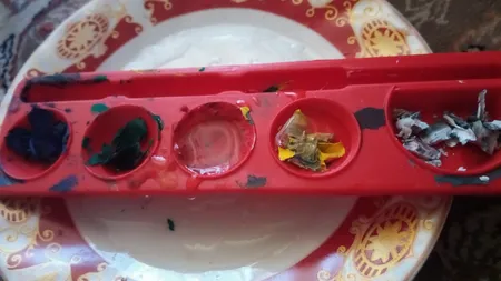 گواش 6 رنگ آریا کد 4009