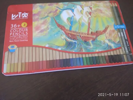 مداد رنگی 36+3 رنگ آریا مدل 3023