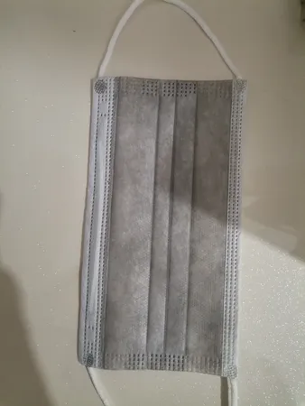 ماسک تنفسی مدل سه لایه طوسی 608040012 بسته 50 عددی