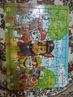 پازل 48 تکه مدل سگ های نگهبان کد MO61