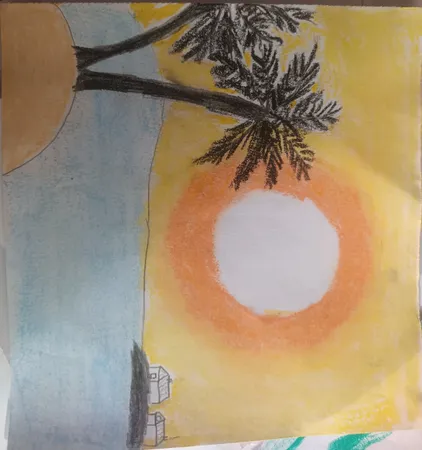 مداد شمعی 12 رنگ آریا مدل tiger