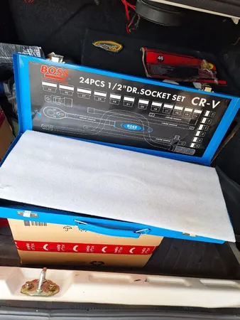 آچار بکس جغجغه ای باس مدل 24PCS-CR-V مجموعه 24 عددی