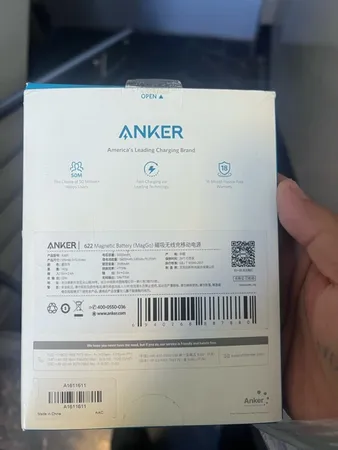 پاوربانک بی سیم انکر مدل 622 ظرفیت 5000 میلی آمپرساعت