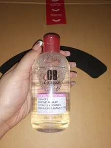 تجریه خرید آب پاک‌کننده آرایش صورت چلنج مدل میسلار حجم 250 میلی‌لیتر