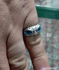 تجریه خرید انگشتر مدل جغد چشم خاص کد 684152