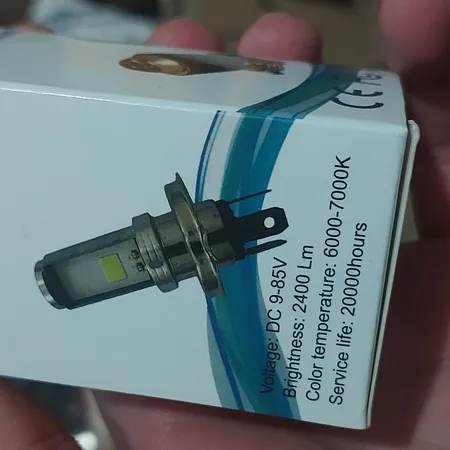 لامپ هدلایت مدل 2Color پایه H4 بسته دو عددی