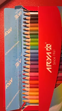 مداد رنگی 2+24 رنگ آریا مدل 3017