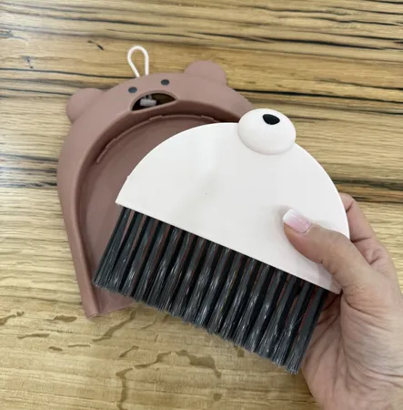 ست جارو و خاک انداز مدل فانتزی خرسی