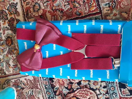 ست ساسبند و پاپیون پسرانه مدل CM181m