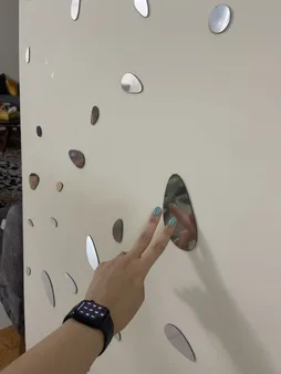 آینه مدل سنگ رودخانه