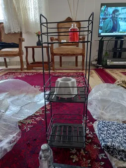 قفسه حمام مدل Stand contrast 03