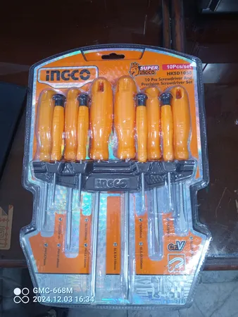 پیچ گوشتی اینکو مدل HKSD1058 مجموعه 10 عددی