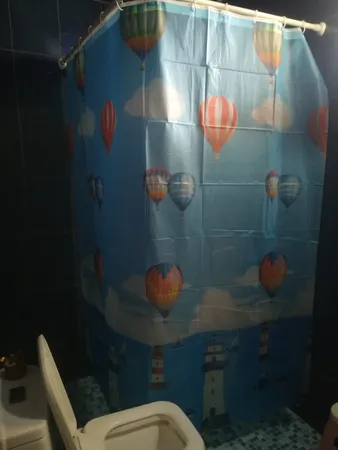 پرده حمام کد PH70 سایز 180x180 سانتی متر