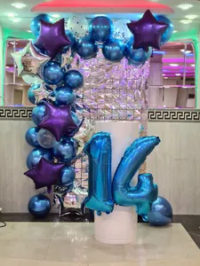 تجریه خرید پرده تزئینی و ریسه بادکنک مسترتم طرح دیسکویی