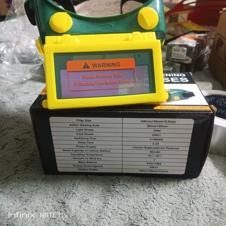 عینک جوشکاری مدل اتومات