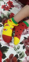 جوراب دخترانه طرح هندوانه