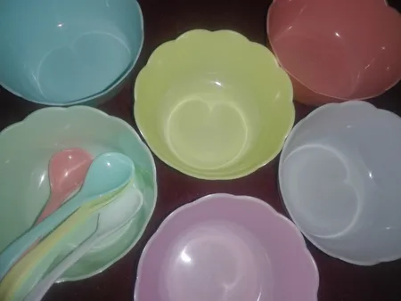 پیاله کد 1149 مجموعه 6 عددی به همراه قاشق