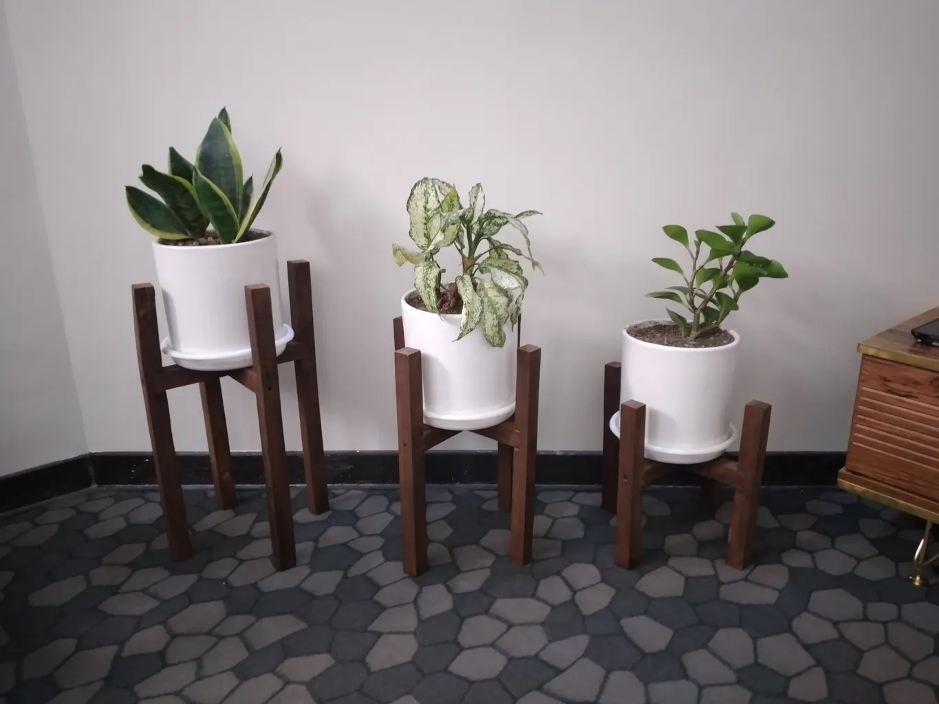 استند گلدان مدل AZ3 مجموعه 3 عددی