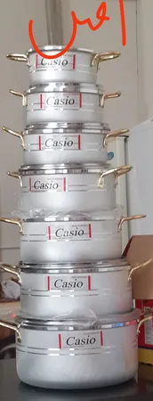 سرویس قابلمه 14 پارچه کاسیو مدل 001