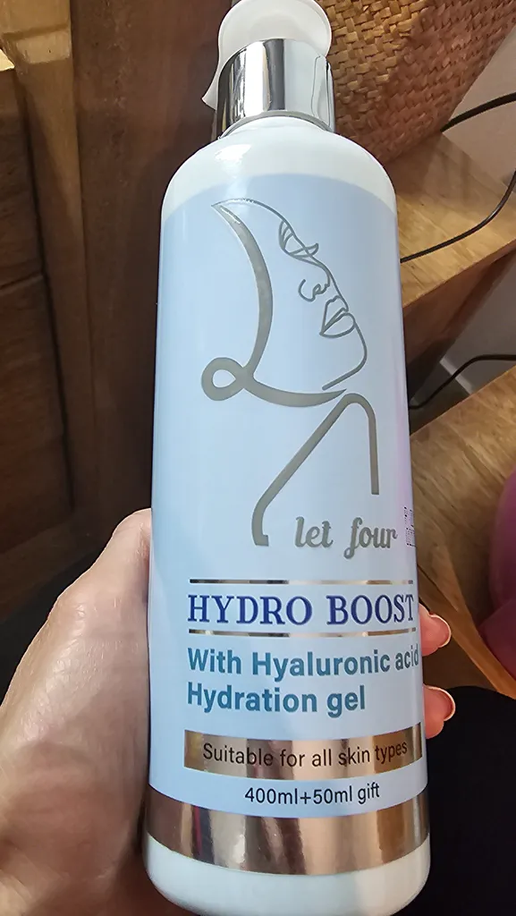 ژل آبرسان لتفور مدل هیدروبوست حجم 450 میلی لیتر