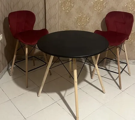 صندلی کانتر هیدیکا مبلمان مدل لارا روکش پارچه ای