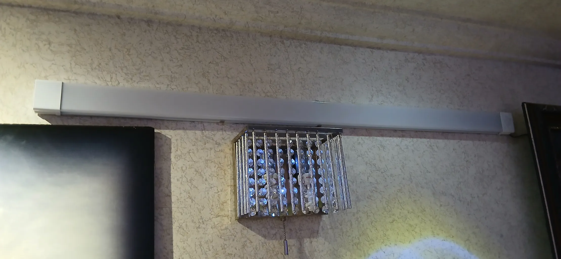 مهتابی ال ای دی 80 وات ای ام ان مدل براکت کد m-pd120a بسته 2 عددی