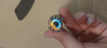 انگشتر مدل چشم اژدها کد collor44