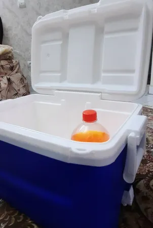 یخدان سفری کیش ترموس مدل شیردار گنجایش 38 لیتر