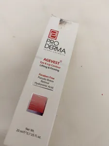 تجریه خرید کرم ضد چروک دور چشم و دور لب پرودرما مدل Agvest حجم 20 میلی لیتر