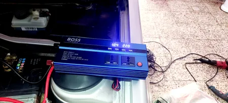 مبدل برق خودرو باس مدل BS123 TYN254-3 ظرفیت 3000 وات