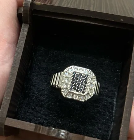 انگشتر نقره مردانه مدل 01