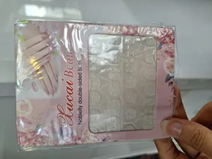 تجریه خرید چسب ناخن مصنوعی مدل 14 مجموعه 24 عددی