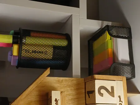 جای کاغذ یادداشت و جامدادی رومیزی کد 00214