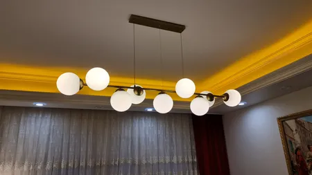 لوستر نه شعله چشمه نور کد A1230/9WT