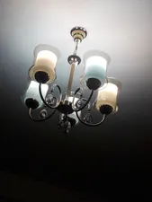 تجریه خرید لوستر 5 شعله چشمه نور کد A811/5