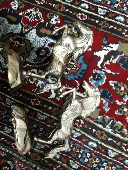 مجسمه برنجی اسب ایستاده مدل 1038