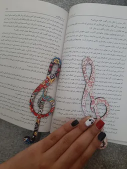 نشانگر کتاب لوکسینو مدل نت موسیقی کد FP_1 بسته 2 عددی