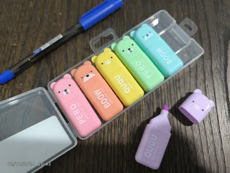 ماژیک علامت گذار مدل BOOW بسته 6 عددی