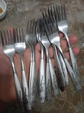 چنگال میوه خوری مدل mhdn بسته 6 عددی